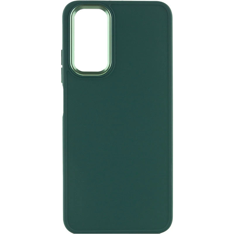 TPU чехол Bonbon Metal Style для Samsung Galaxy A14 4G/5G, Зеленый / Army green 1, Силикон, купить оптом с доставкой