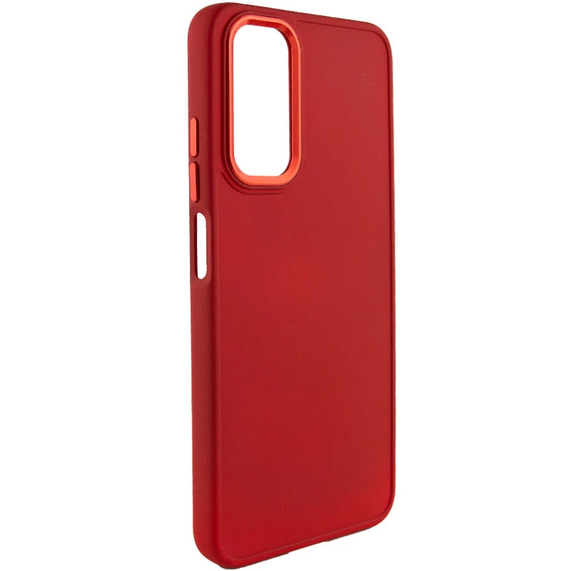 TPU чехол Bonbon Metal Style для Samsung Galaxy A14 4G/5G, Красный / Red, Силикон, купить оптом с доставкой