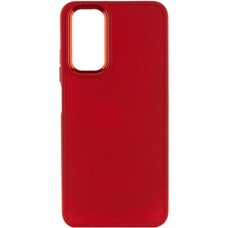 TPU чехол Bonbon Metal Style для Samsung Galaxy A14 4G/5G, Красный / Red 1, Силикон, купить оптом с доставкой