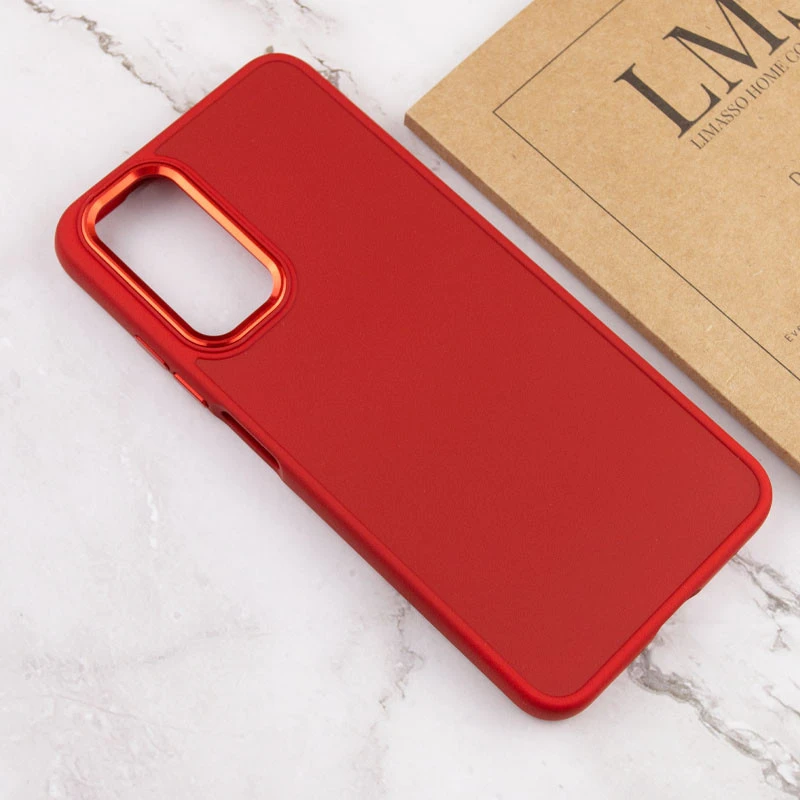 TPU чехол Bonbon Metal Style для Samsung Galaxy A14 4G/5G, Красный / Red 3, Силикон, купить оптом с доставкой
