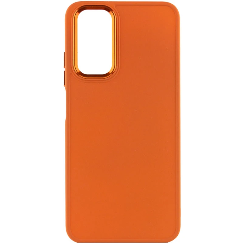 TPU чехол Bonbon Metal Style для Samsung Galaxy A14 4G/5G, Оранжевый / Papaya 1, Силикон, купить оптом с доставкой