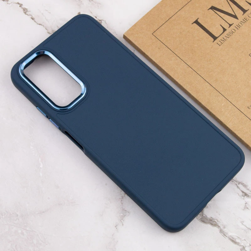 TPU чехол Bonbon Metal Style для Samsung Galaxy A14 4G/5G, Синий / Cosmos blue 3, Силикон, купить оптом с доставкой