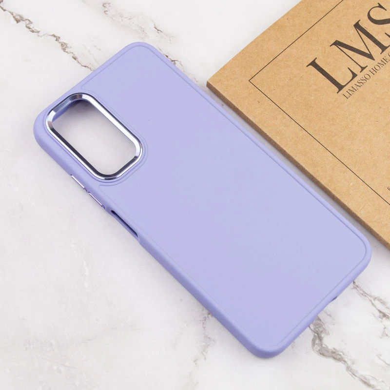 TPU чехол Bonbon Metal Style для Samsung Galaxy A14 4G/5G, Сиреневый / Dasheen 3, Силикон, купить оптом с доставкой