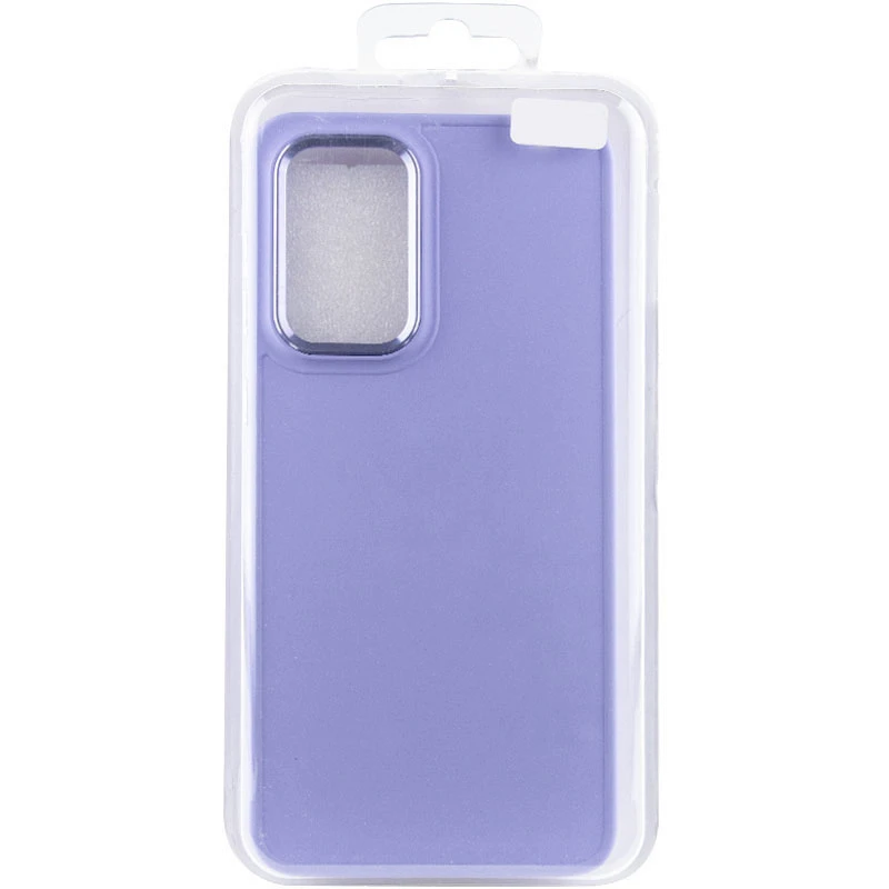 TPU чехол Bonbon Metal Style для Samsung Galaxy A14 4G/5G, Сиреневый / Dasheen 5, Силикон, купить оптом с доставкой