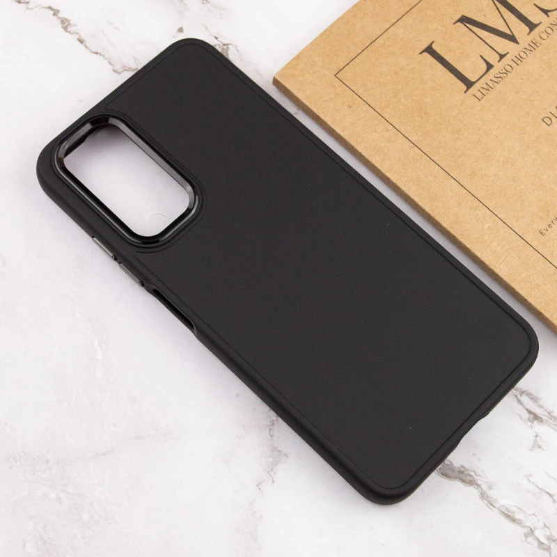TPU чехол Bonbon Metal Style для Samsung Galaxy A14 4G/5G, Черный / Black 3, Силикон, купить оптом с доставкой