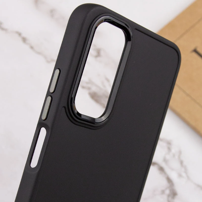 TPU чехол Bonbon Metal Style для Samsung Galaxy A14 4G/5G, Черный / Black 4, Силикон, купить оптом с доставкой