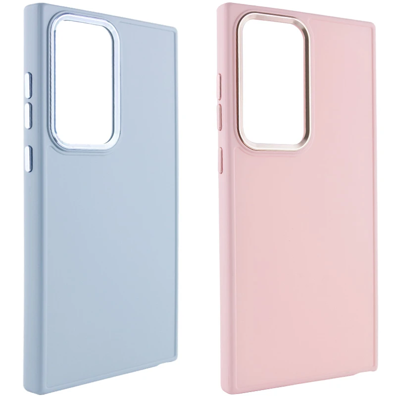 TPU чехол Bonbon Metal Style для Samsung Galaxy S24 Ultra, Силикон, купить оптом с доставкой
