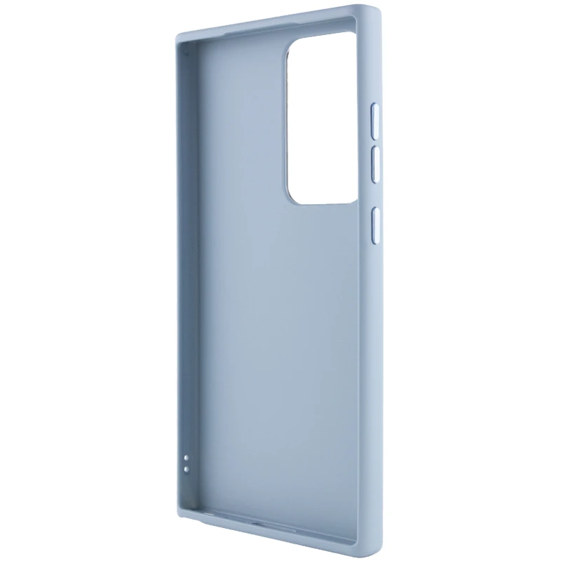 TPU чехол Bonbon Metal Style для Samsung Galaxy S24 Ultra, Голубой / Mist blue 2, Силикон, купить оптом с доставкой