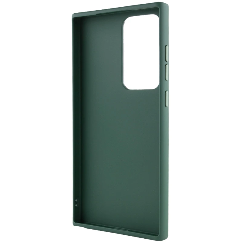TPU чехол Bonbon Metal Style для Samsung Galaxy S24 Ultra, Зеленый / Army green 2, Силикон, купить оптом с доставкой