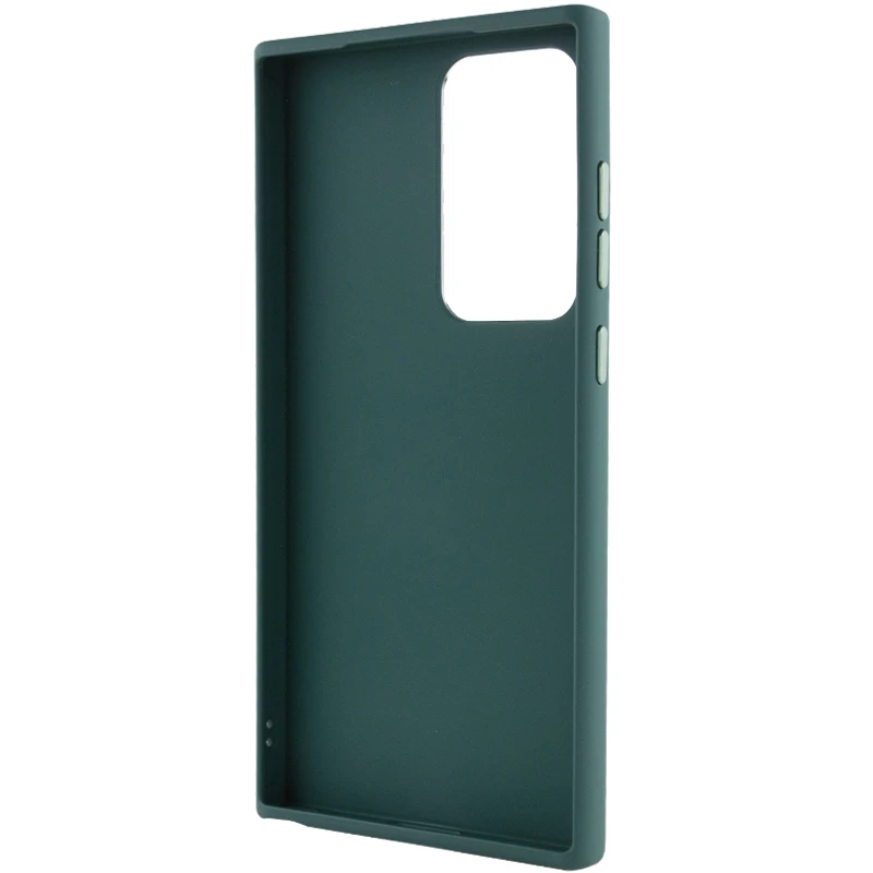 TPU чехол Bonbon Metal Style для Samsung Galaxy S24 Ultra, Зеленый / Pine green 2, Силикон, купить оптом с доставкой