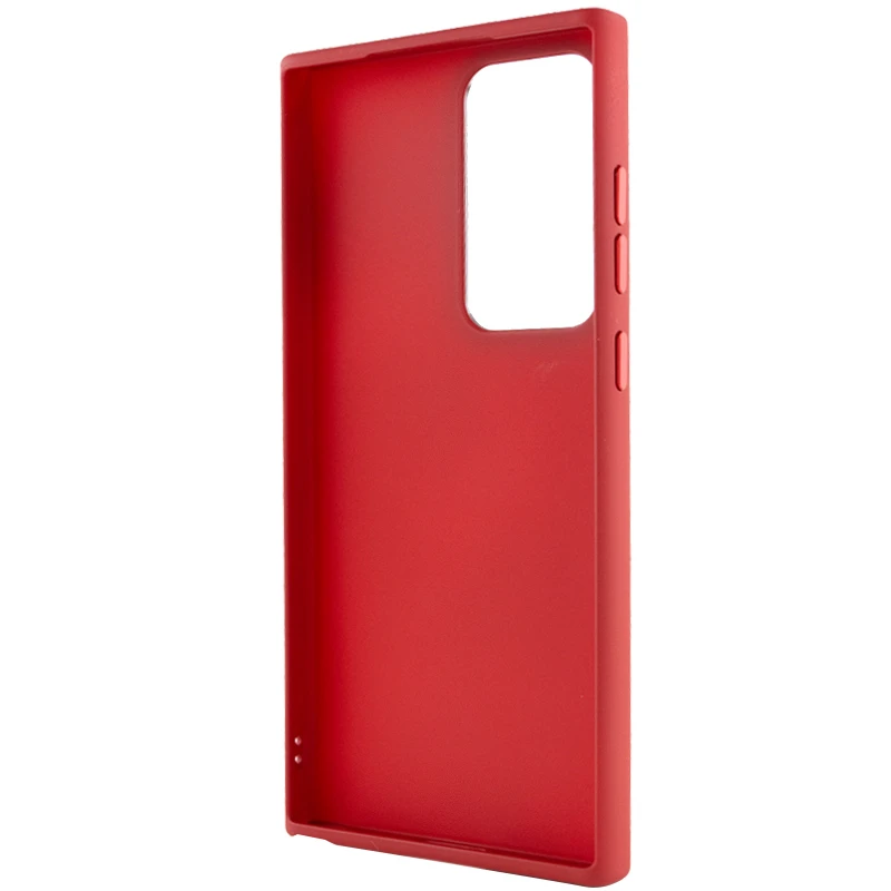 TPU чехол Bonbon Metal Style для Samsung Galaxy S24 Ultra, Красный / Red 2, Силикон, купить оптом с доставкой
