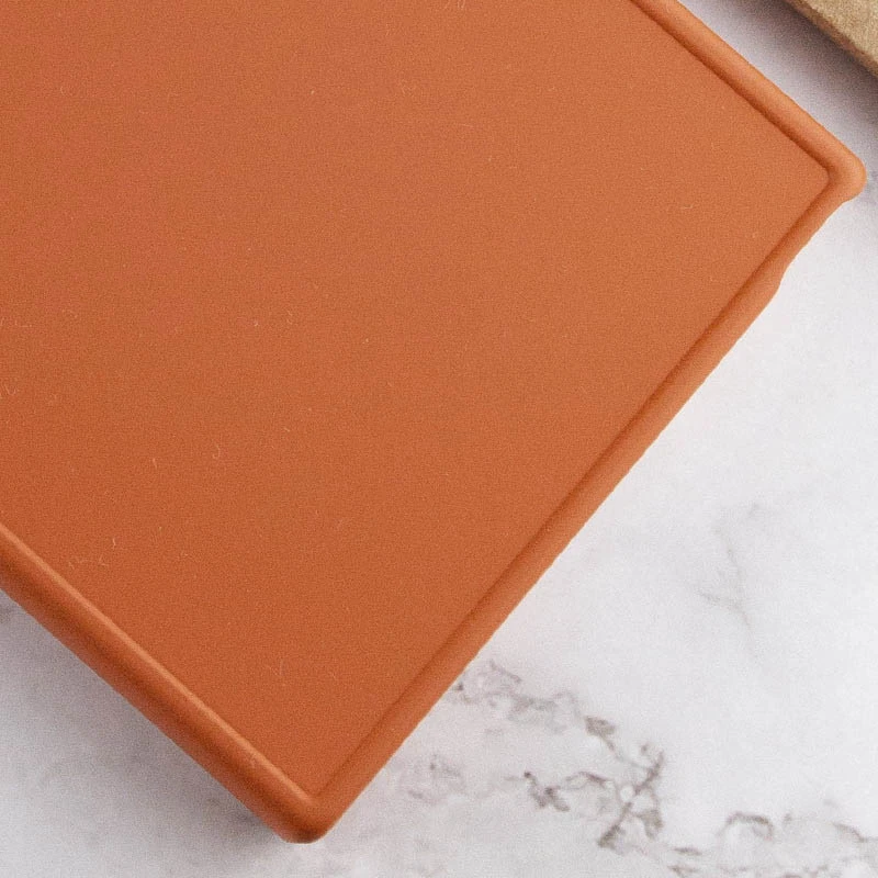 TPU чехол Bonbon Metal Style для Samsung Galaxy S24 Ultra, Оранжевый / Papaya 4, Силикон, купить оптом с доставкой