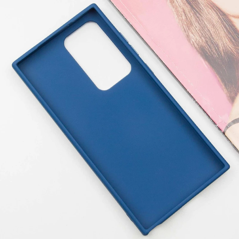 TPU чехол Bonbon Metal Style для Samsung Galaxy S24 Ultra, Синий / Denim Blue 3, Силикон, купить оптом с доставкой