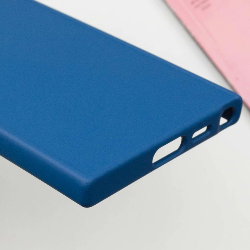 TPU чехол Bonbon Metal Style для Samsung Galaxy S24 Ultra, Синий / Denim Blue 6, Силикон, купить оптом с доставкой