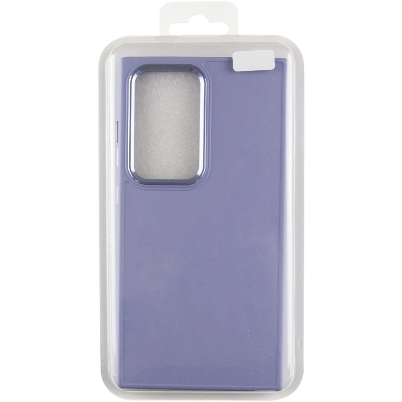 TPU чехол Bonbon Metal Style для Samsung Galaxy S24 Ultra, Сиреневый / Dasheen 1, Силикон, купить оптом с доставкой