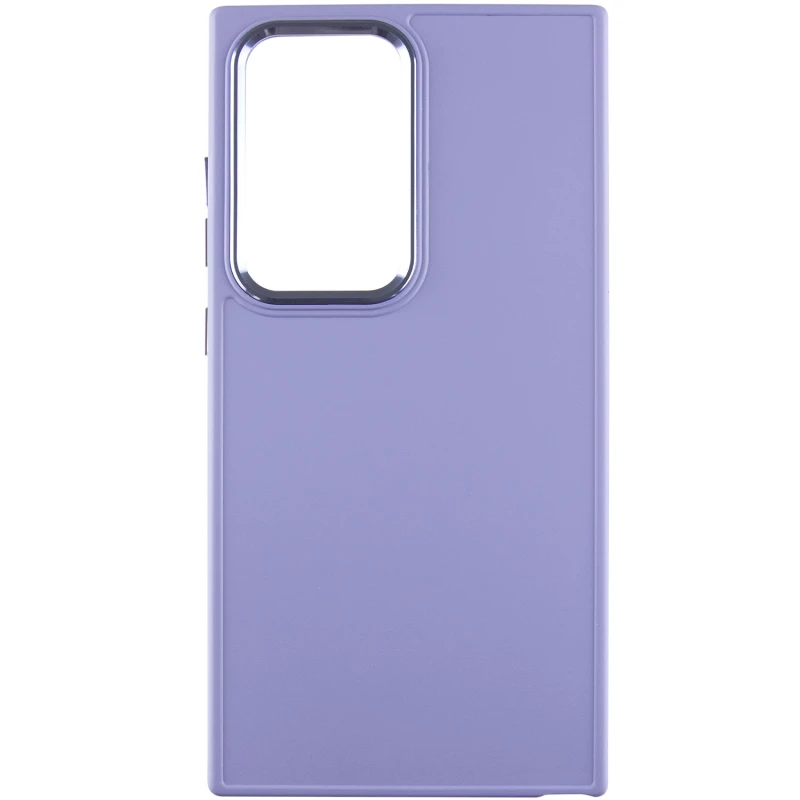 TPU чехол Bonbon Metal Style для Samsung Galaxy S24 Ultra, Сиреневый / Dasheen 2, Силикон, купить оптом с доставкой