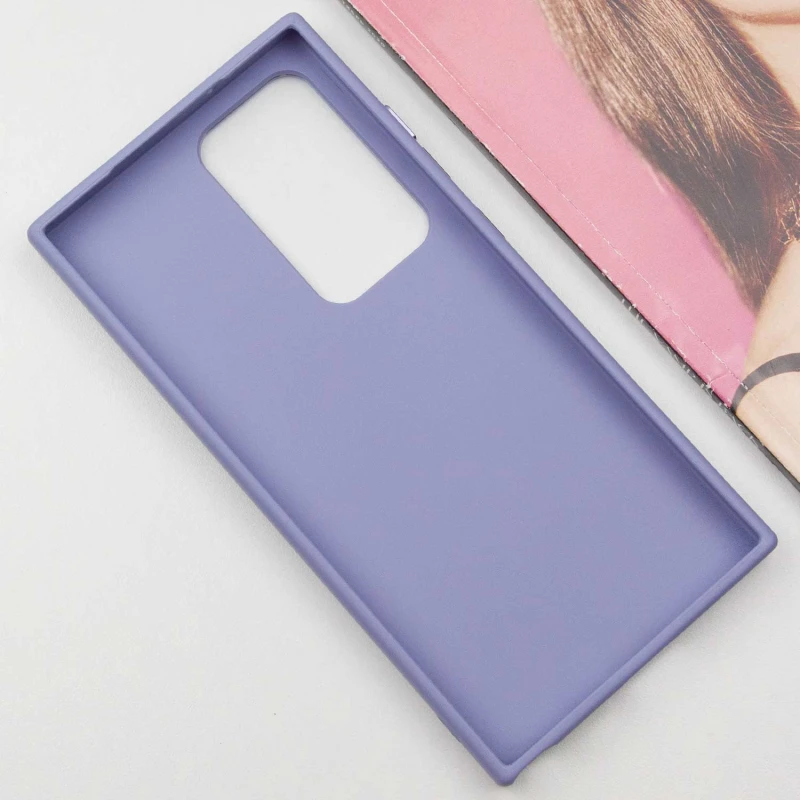 TPU чехол Bonbon Metal Style для Samsung Galaxy S24 Ultra, Сиреневый / Dasheen 4, Силикон, купить оптом с доставкой