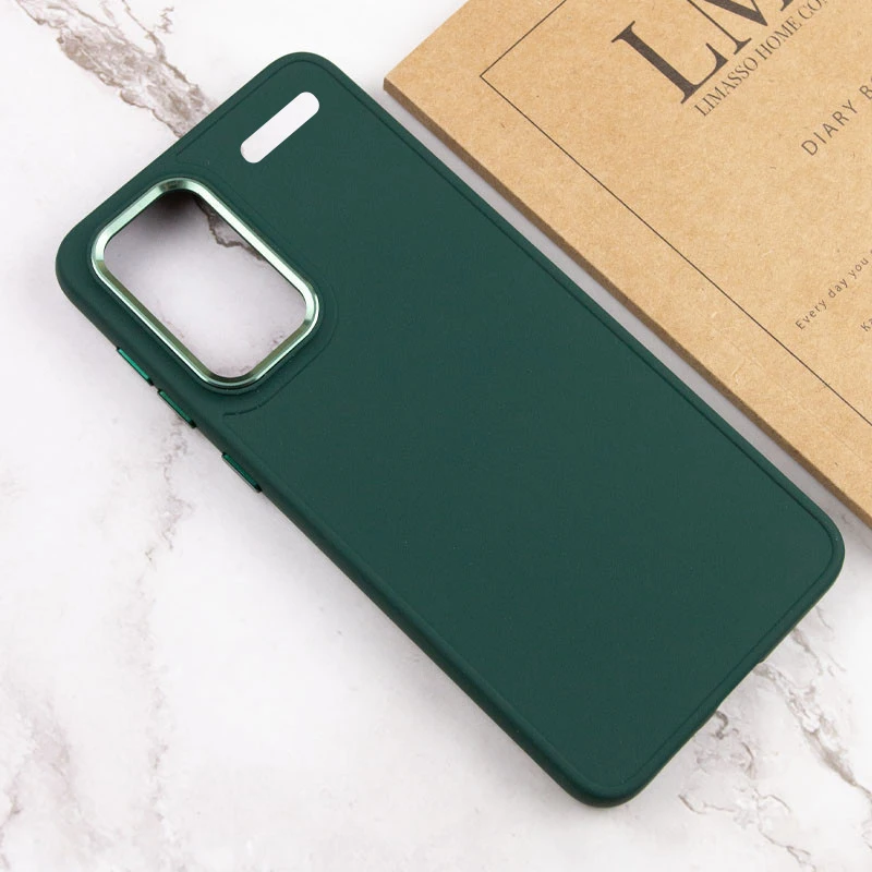 TPU чохол Bonbon Metal Style для Xiaomi Redmi Note 13 Pro+, Зелений / Army green 3, Силікон, купити оптом з доставкою