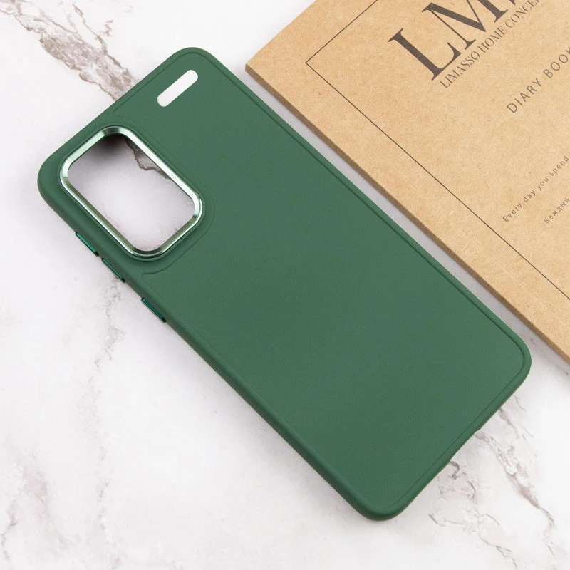TPU чохол Bonbon Metal Style для Xiaomi Redmi Note 13 Pro+, Зелений / Pine green 3, Силікон, купити оптом з доставкою
