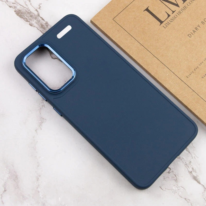 TPU чохол Bonbon Metal Style для Xiaomi Redmi Note 13 Pro+, Синій / Cosmos blue 3, Силікон, купити оптом з доставкою