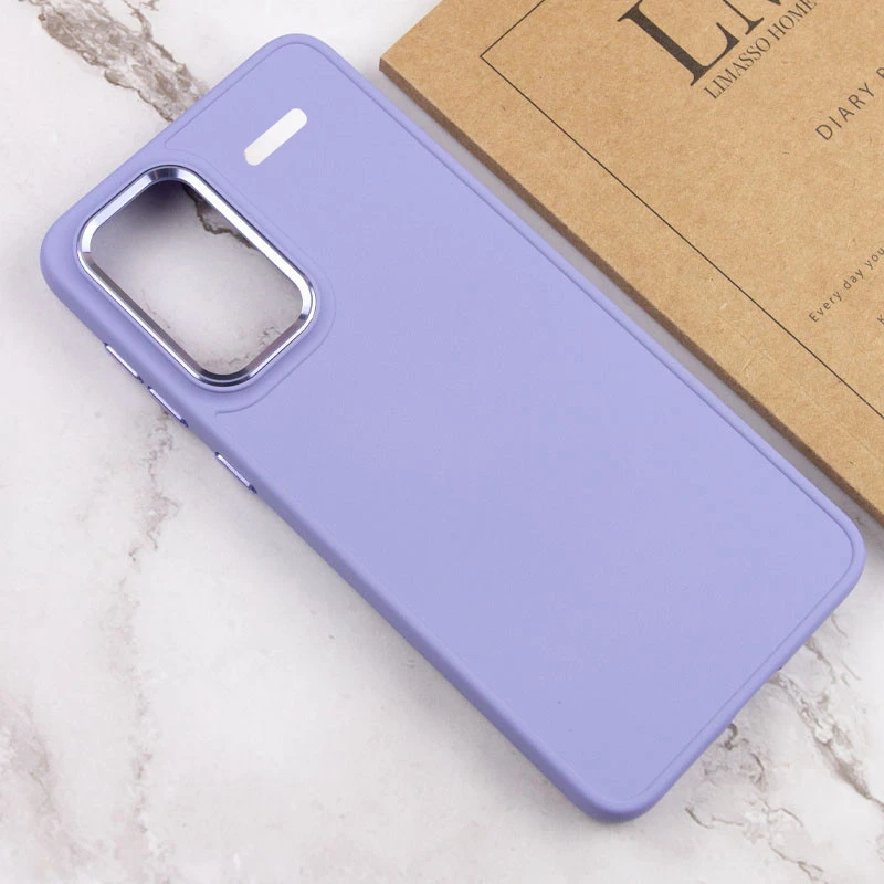 TPU чохол Bonbon Metal Style для Xiaomi Redmi Note 13 Pro+, Бузковий / Dasheen 3, Силікон, купити оптом з доставкою