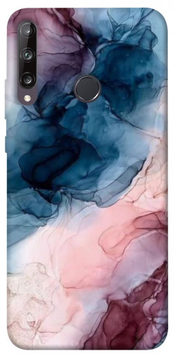 Чехол itsPrint Розово-голубые разводы для Huawei P40 Lite E / Y7p (2020)