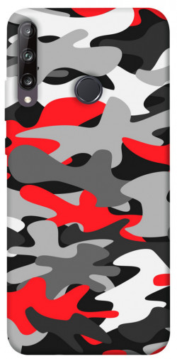 Чехол itsPrint Красно-серый камуфляж для Huawei P40 Lite E / Y7p (2020)