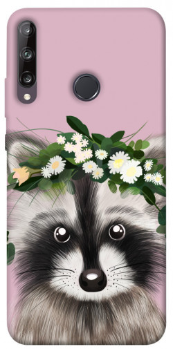 Чехол itsPrint Raccoon in flowers для Huawei P40 Lite E / Y7p (2020)