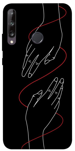 Чехол itsPrint Плетение рук для Huawei P40 Lite E / Y7p (2020)