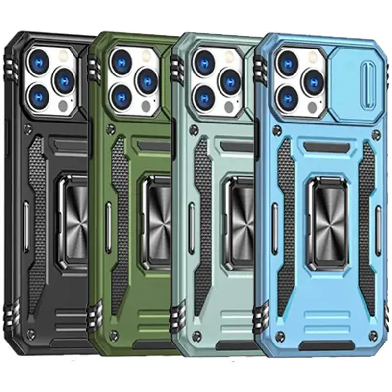 Ударопрочный чехол Camshield Army Ring для Apple iPhone 14 Pro (6.1"), Силикон, купить оптом с доставкой