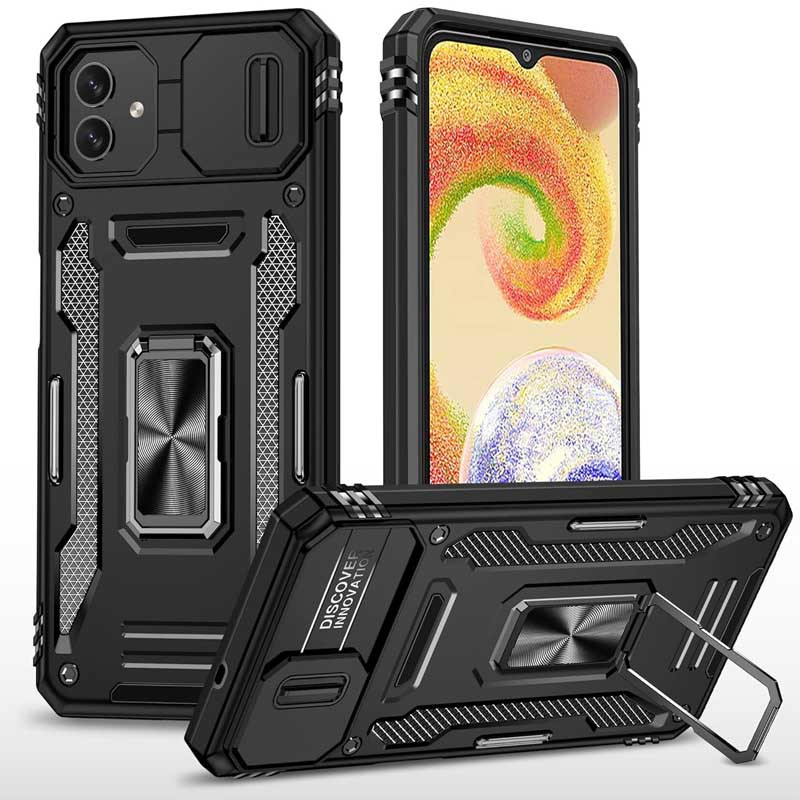 Протиударний чохол Camshield Army Ring для Samsung Galaxy A06 | Броньований з кільцем-підставкою Фотографія №1 Протиударний чохол Camshield Army Ring для Samsung Galaxy A06 | Броньований з кільцем-підставкою на малюнкі №1