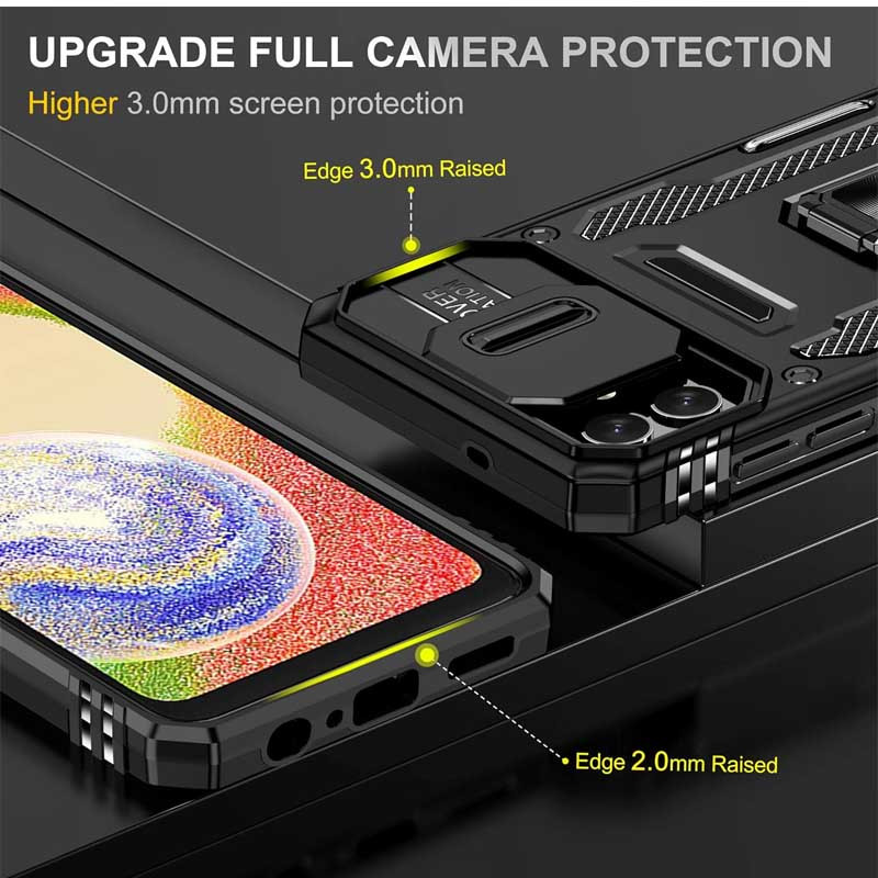 Протиударний чохол Camshield Army Ring для Samsung Galaxy A06 | Броньований з кільцем-підставкою Фотографія №6 Протиударний чохол Camshield Army Ring для Samsung Galaxy A06 | Броньований з кільцем-підставкою на малюнкі №6