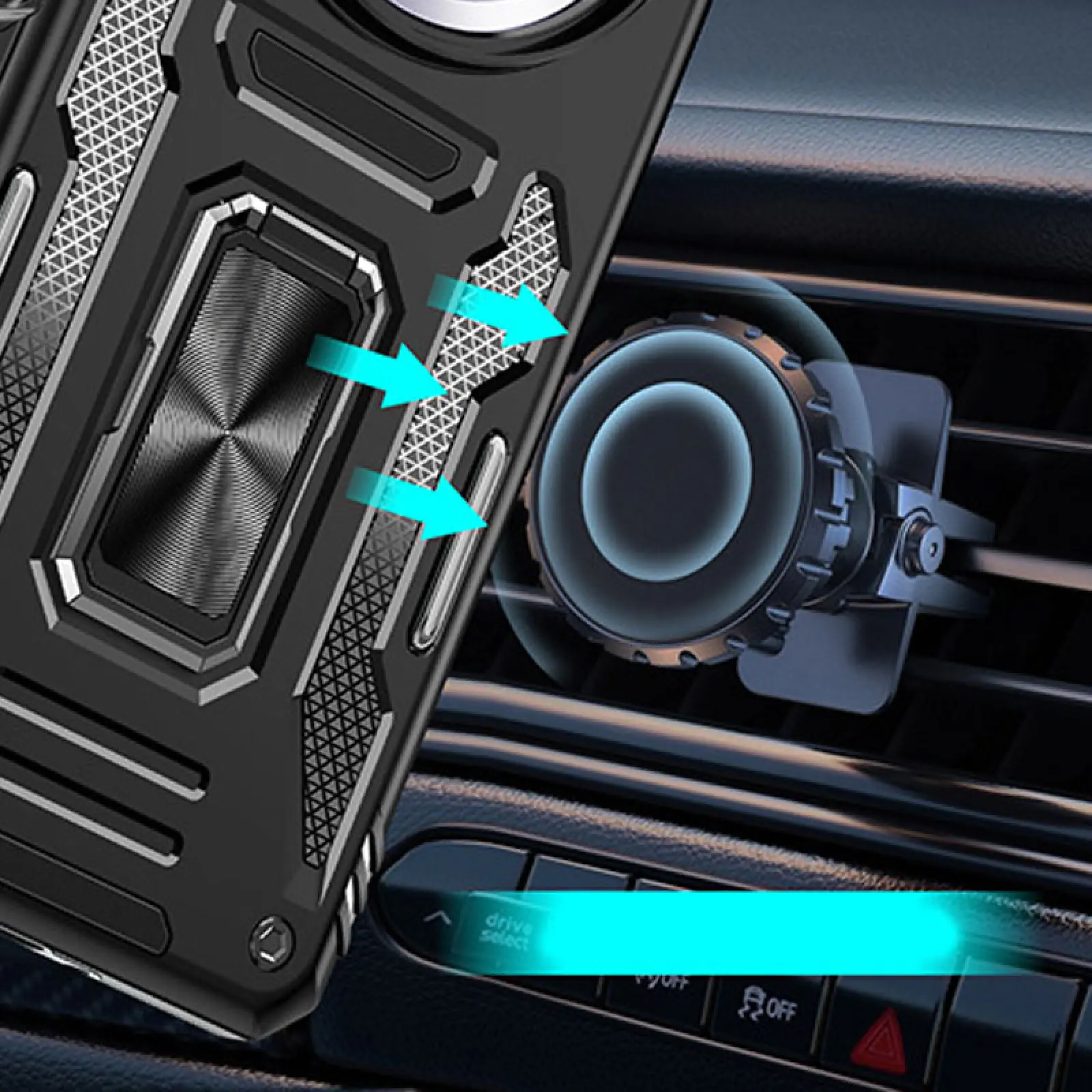 Ударопрочный чехол Camshield Army Ring для Xiaomi Redmi Note 14 4G (Int. version) / 14 5G, Черный / Black 1, Силикон, купить оптом с доставкой