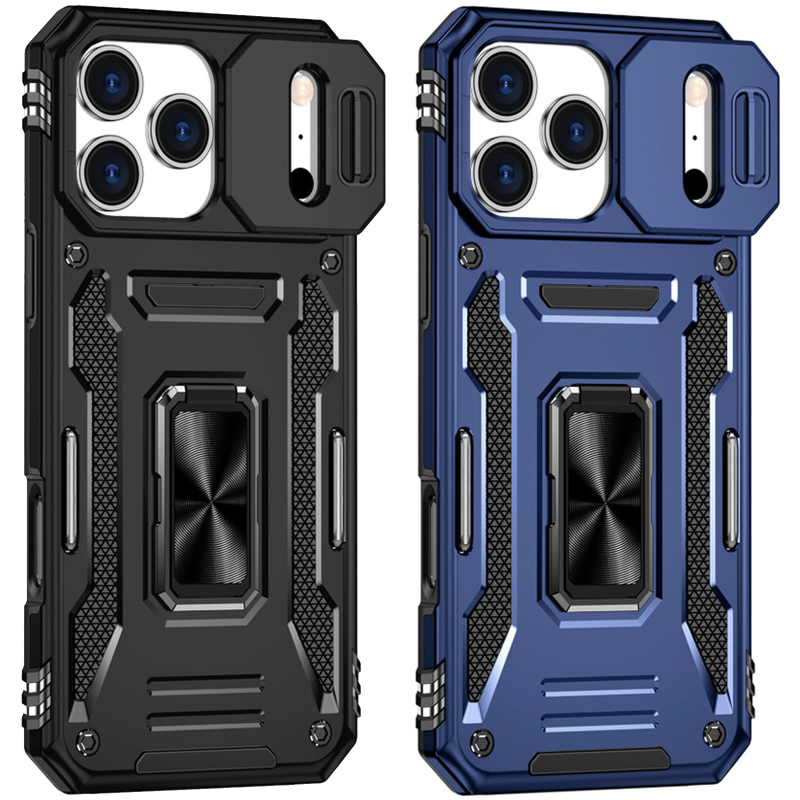 Ударопрочный чехол Camshield Army Ring для Apple iPhone 17 Pro Max (6.9"), Силикон, купить оптом с доставкой
