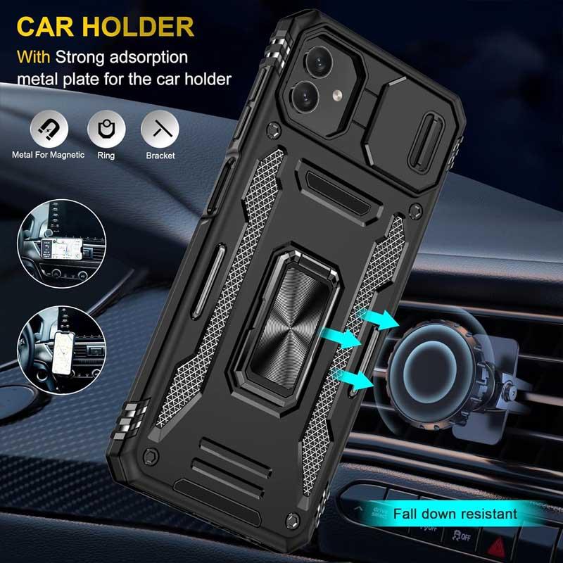 Протиударний чохол Camshield Army Ring для Samsung Galaxy A07 | Броньований з кільцем-підставкою на малюнкі №4