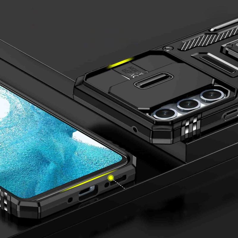 Протиударний чохол Camshield Army Ring для Samsung Galaxy S25 FE | Броньований з кільцем-підставкою на малюнкі №7