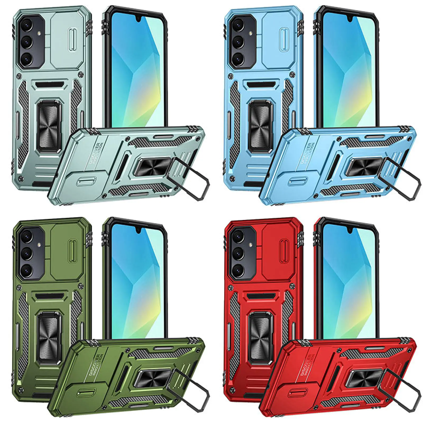 Ударопрочный чехол Camshield Army Ring для Samsung Galaxy A37 5G / A36 5G / A56 5G, Силикон, купить оптом с доставкой