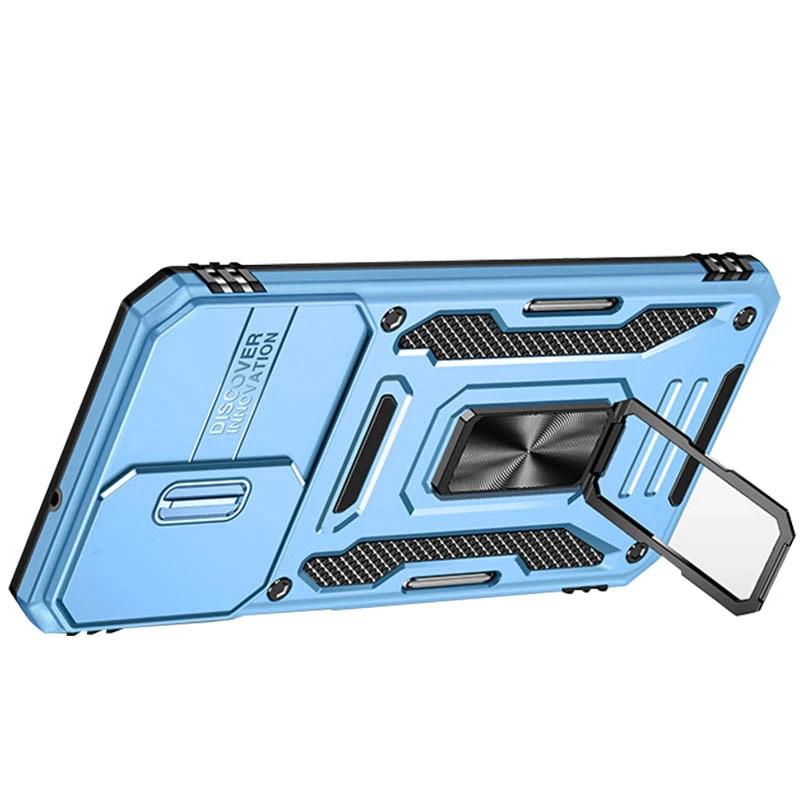 Противоударный чехол Camshield Army Ring для Samsung Galaxy A37 5G | Бронированый с кольцом-подставкой на картинке №2