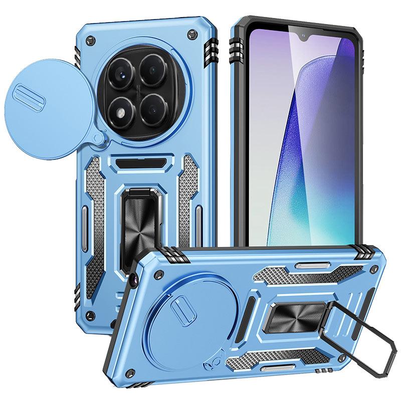Противоударный чехол Camshield Army Ring для Xiaomi Redmi Note 15 Pro+ 5G | Бронированый с кольцом-подставкой на картинке №1