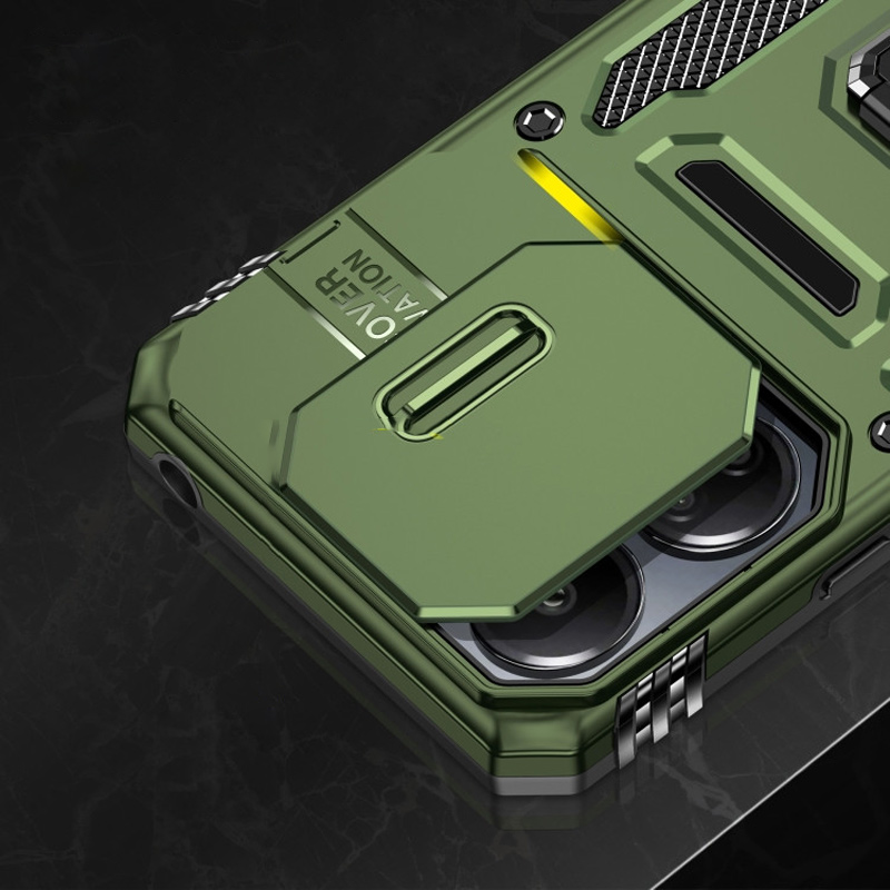 Ударопрочный чехол Camshield Army Ring для Xiaomi 17, Оливковый / Army Green 2, Силикон, купить оптом с доставкой