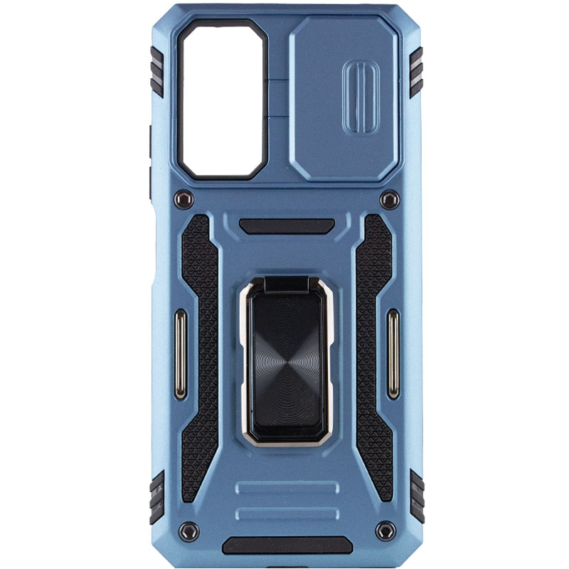 Противоударный чехол Camshield Army Ring для Xiaomi Redmi A7 Pro | Бронированый с кольцом-подставкой на картинке №1