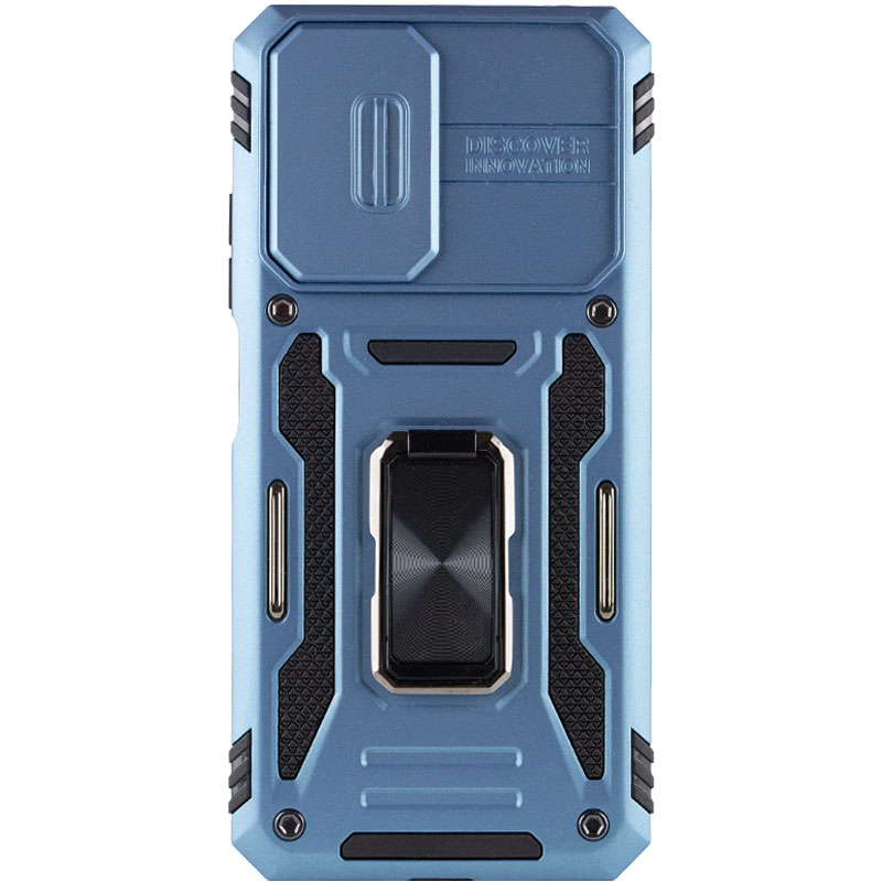 Противоударный чехол Camshield Army Ring для Xiaomi Redmi A7 Pro | Бронированый с кольцом-подставкой на картинке №2