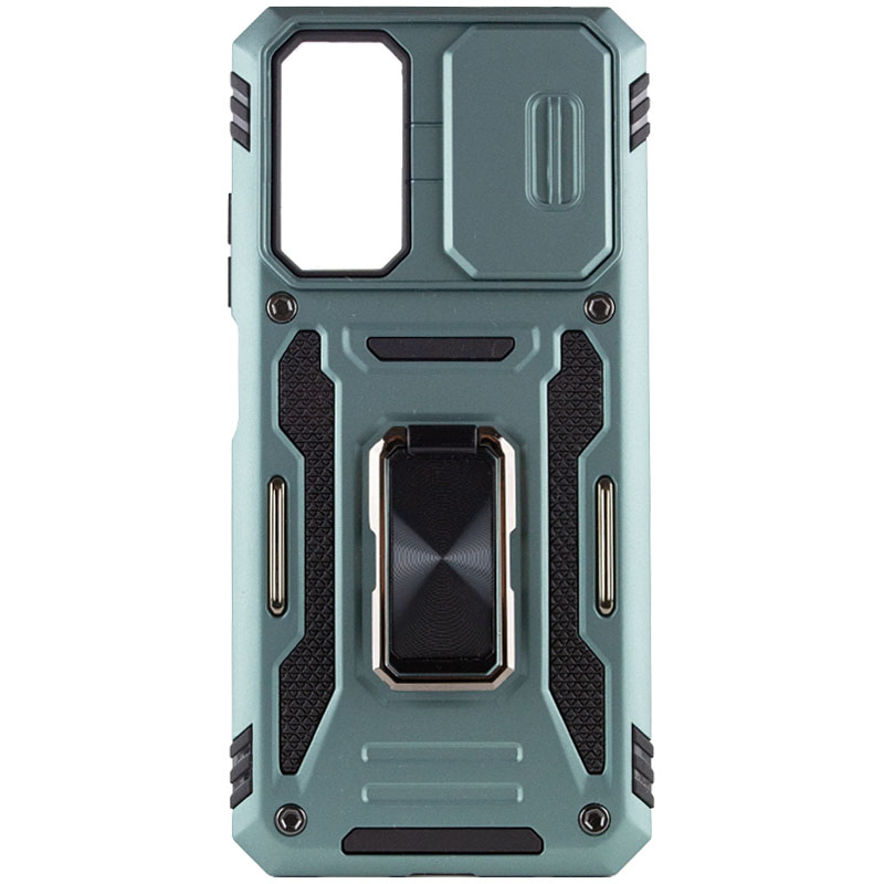 Противоударный чехол Camshield Army Ring для Xiaomi Redmi A7 Pro | Бронированый с кольцом-подставкой на картинке №1
