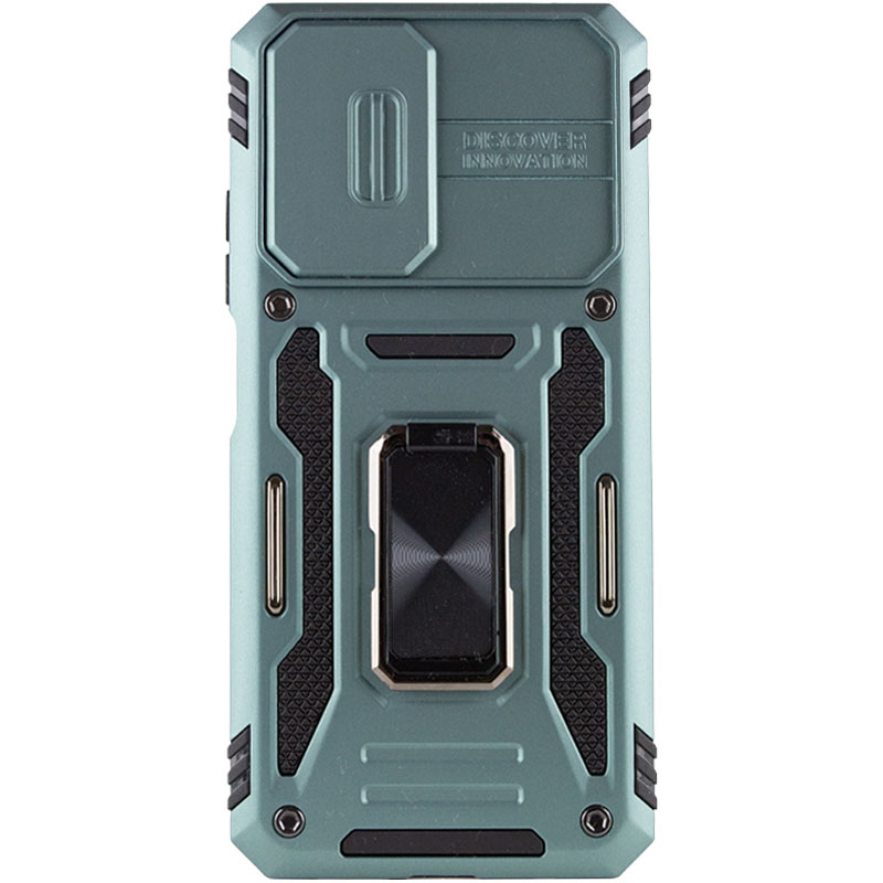 Противоударный чехол Camshield Army Ring для Xiaomi Redmi A7 Pro | Бронированый с кольцом-подставкой на картинке №2