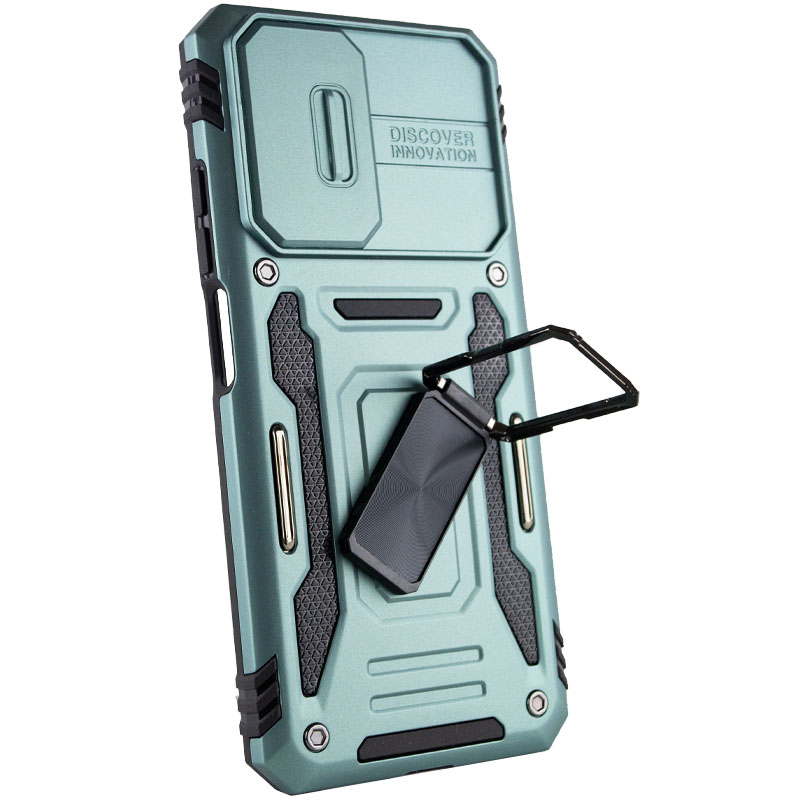 Противоударный чехол Camshield Army Ring для Xiaomi Redmi A7 Pro | Бронированый с кольцом-подставкой Фото 3 Противоударный чехол Camshield Army Ring для Xiaomi Redmi A7 Pro | Бронированый с кольцом-подставкой на картинке №3