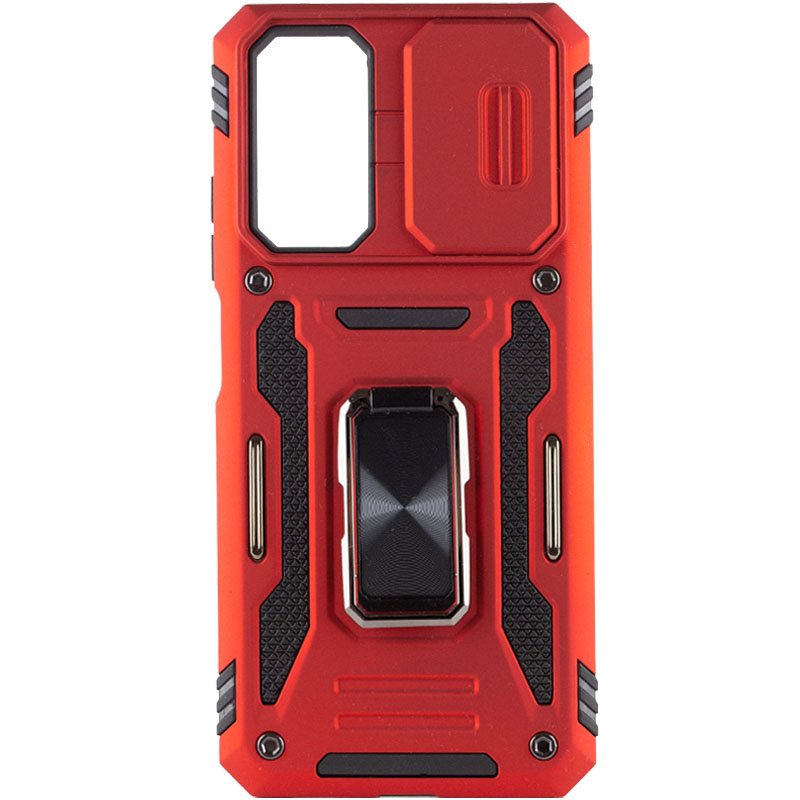 Противоударный чехол Camshield Army Ring для Xiaomi Redmi A7 Pro | Бронированый с кольцом-подставкой на картинке №1