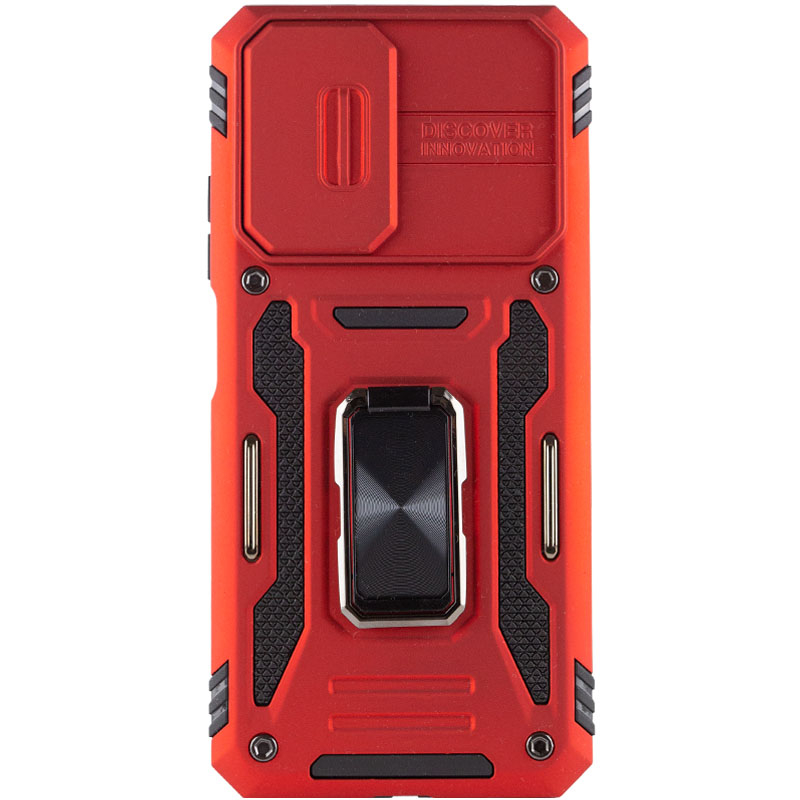 Противоударный чехол Camshield Army Ring для Xiaomi Redmi A7 Pro | Бронированый с кольцом-подставкой на картинке №2