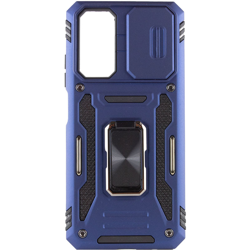 Противоударный чехол Camshield Army Ring для Xiaomi Redmi A7 Pro | Бронированый с кольцом-подставкой на картинке №1