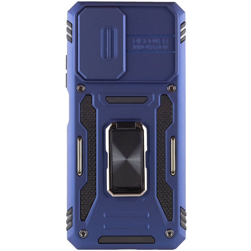Противоударный чехол Camshield Army Ring для Xiaomi Redmi A7 Pro | Бронированый с кольцом-подставкой на картинке №2