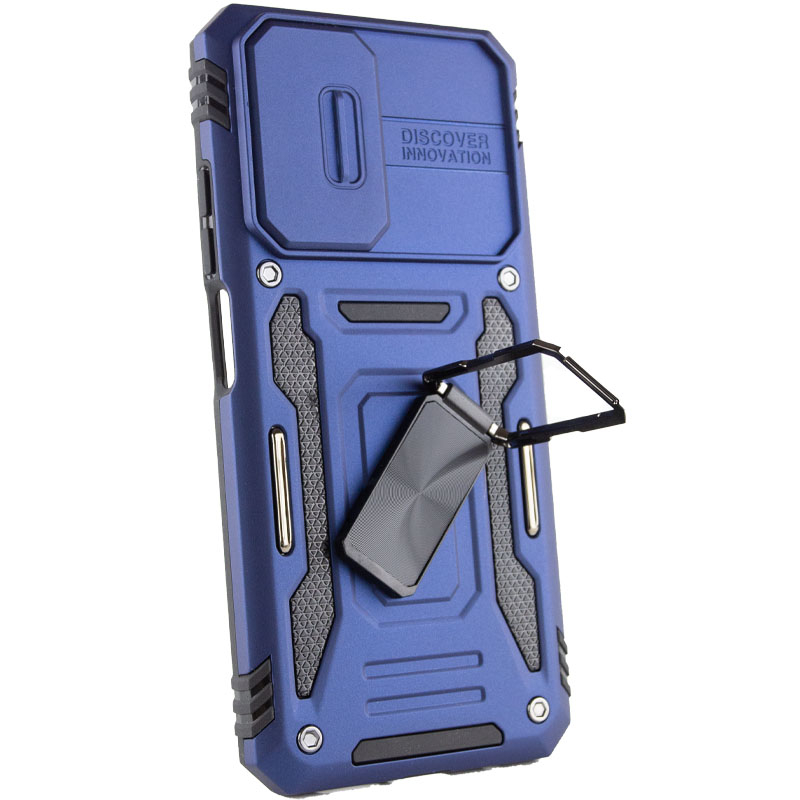 Противоударный чехол Camshield Army Ring для Xiaomi Redmi A7 Pro | Бронированый с кольцом-подставкой Фото 3 Противоударный чехол Camshield Army Ring для Xiaomi Redmi A7 Pro | Бронированый с кольцом-подставкой на картинке №3